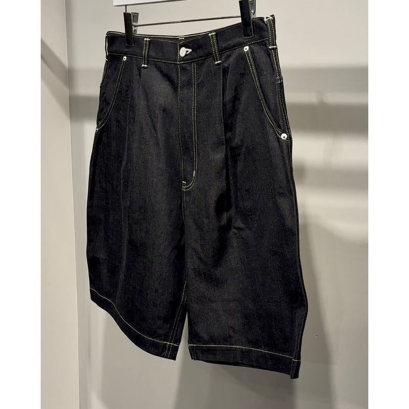 COMME des GARCONS HOMME コットンナイロンツイルショーツ | MAROON