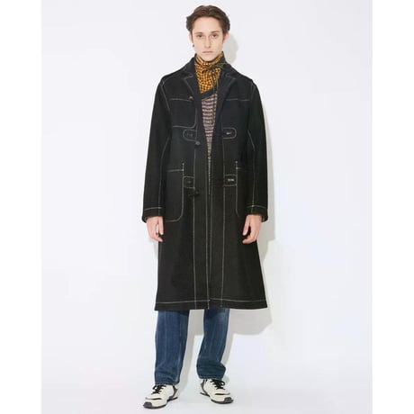 beautiful people coinside reversible herringbone bonding coat