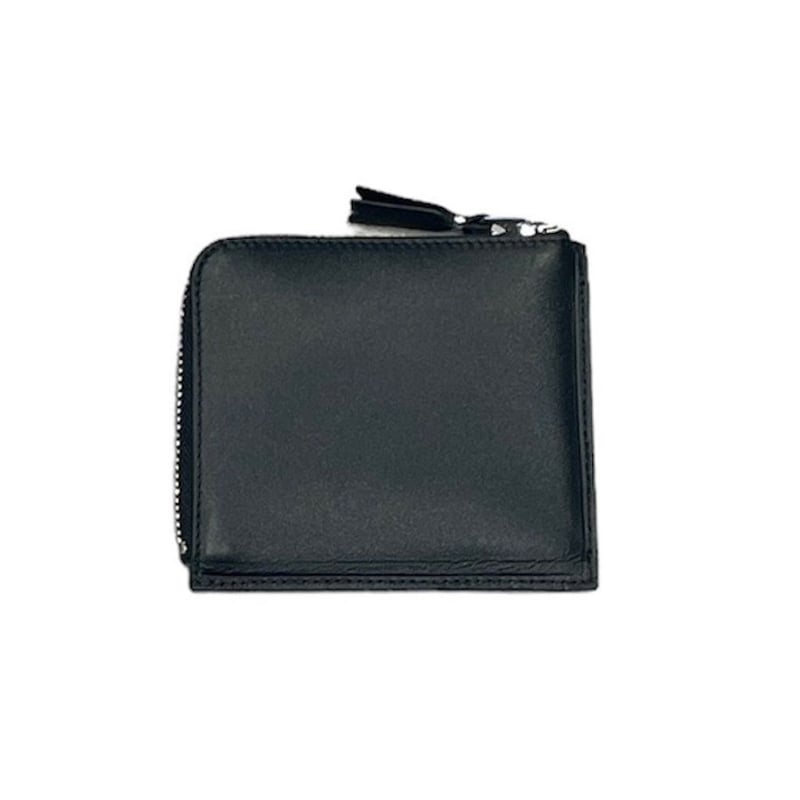 小物 Wallet COMME des GARCONS SILVER EYELET COMME des GARÇONS Silver Eyelet Folding Wallet black | eBay