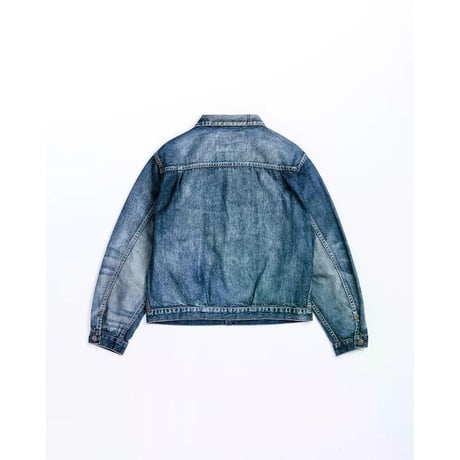 ANACHRONORM  AGING DOUBLE POCKET DENIM JACKET INDIGO