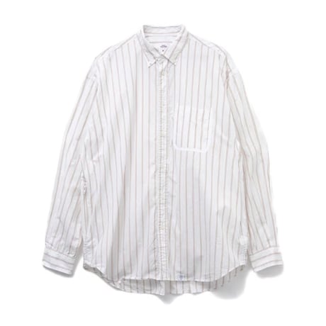 BEDWIN & THE HEARTBREAKERS L/S STRIPE BIG SHIRT "EWAN"