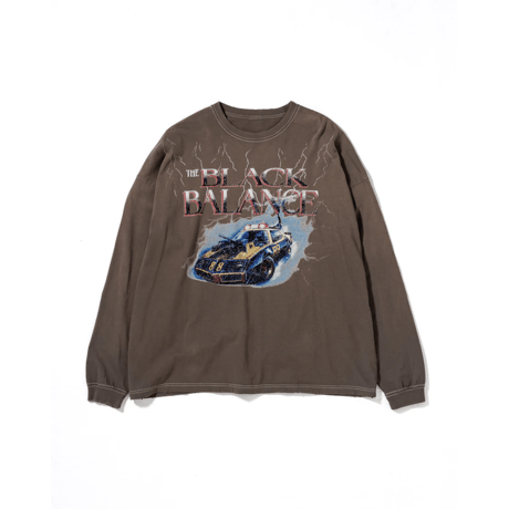 ANACHRONORM DYED CUSTOM CAR GRAPHIC L/S T-SHIRTS DUSTY