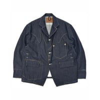 DAIRIKU "Freedom Stitch" Rigid Denim Western Jacket