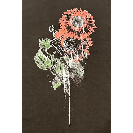 Ground Y JERSEY SUNFLOWER T-SHIRT