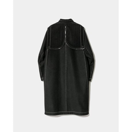 beautiful people coinside reversible herringbone bonding coat