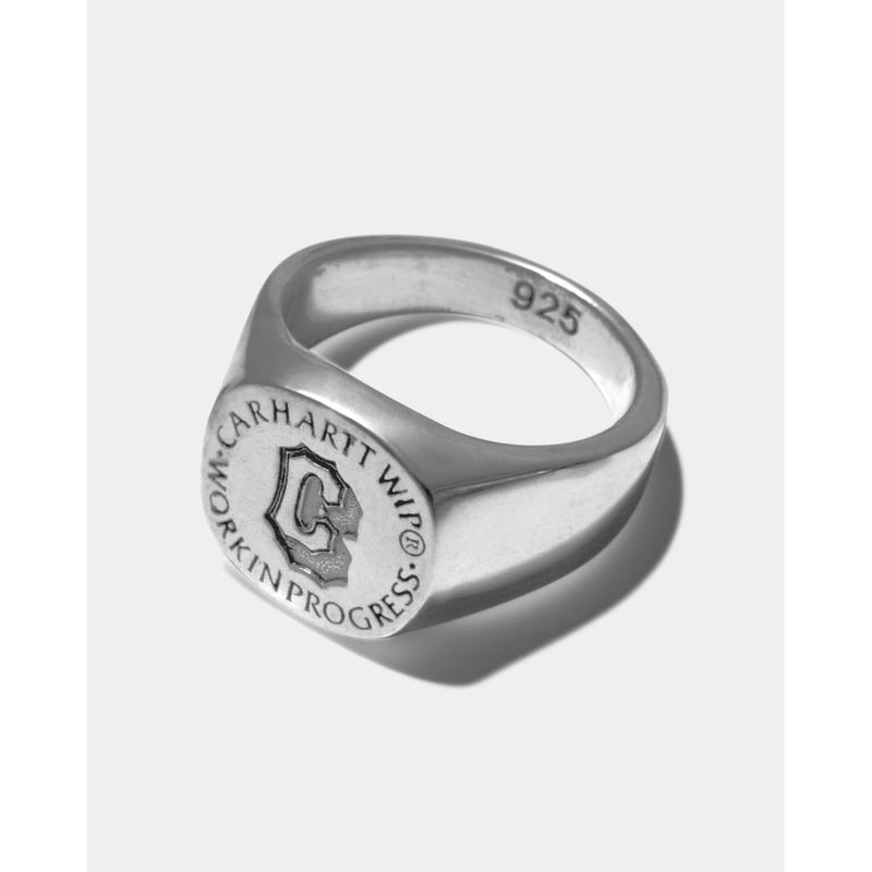 アクセサリー carhartt wip VARSITY SIGNET RING CARHARTT WIP Varsity Signet Ring | MAROON