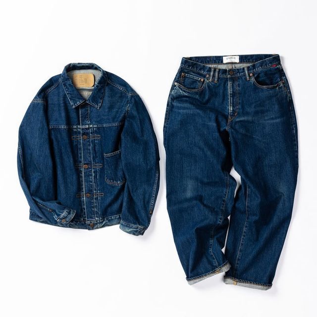 ANACHRONORM FRONT TUCK DENIM JACKET INDIGO(ONE