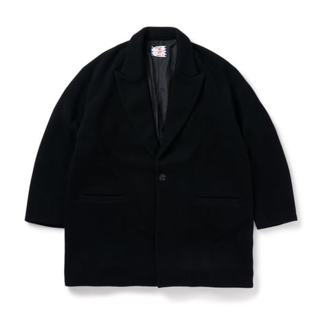 SON OF THE CHEESE Wool Over Coat(BLACK)