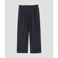 MHL. WASHED COTTON NYLON TROUSERS