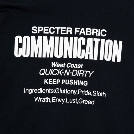 SPECTER FABRIC COMMUNICATION SFC QUICK-N-DIRTY Tee