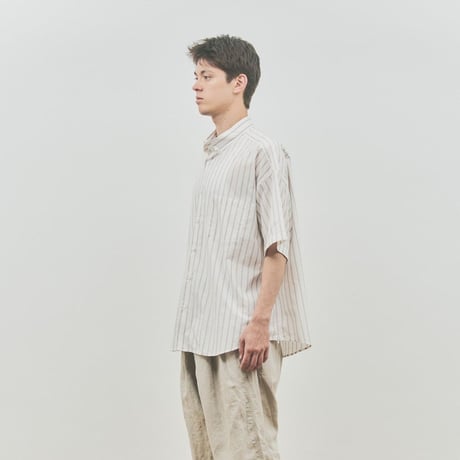 is-ness BALLOON BORDER SHORT SLEEVE T-SHIRT