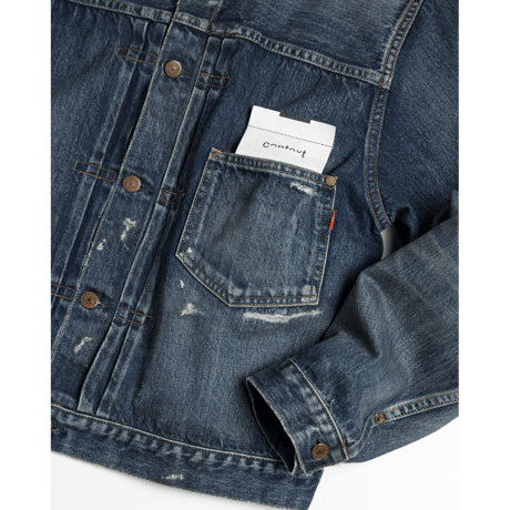 ANACHRONORM CONTEXT-005 FRONT TUCK DENIM JACKET(26 REMAKE)