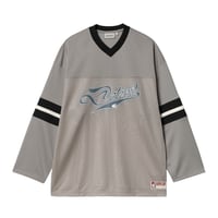 CARHARTT WIP  WIP L/S DETROIT MESH T-SHIRT - Yosemite / Black / Wax
