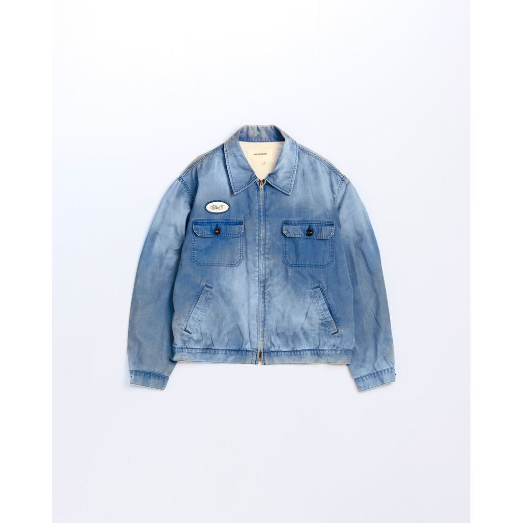 ANACHRONORM TIMEWORN WORK JACKET AN404 | MAROON