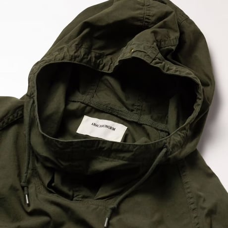 ANACHRONORM AN273 MILITARY ANORAK PULLOVER JACKET OLIVE