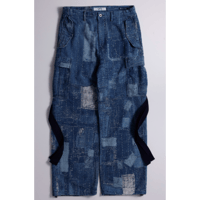【予約商品】FDMTL FA26PN51JU  BORO JACQUARD CARGO PANTS 3YR WASH