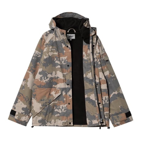 CARHARTT WIP PROSPECTOR JACKET-Trail Print, Woodland / Black