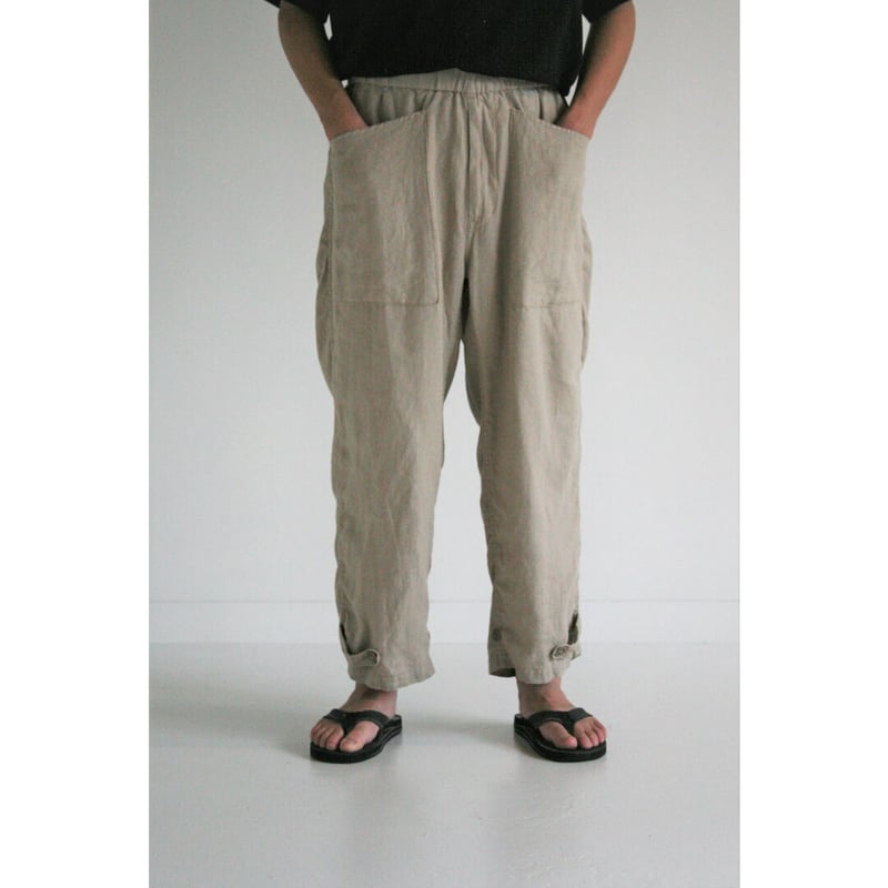 ANACHRONORM AN220 CHINA WIDE EASY PANTS | MAROON