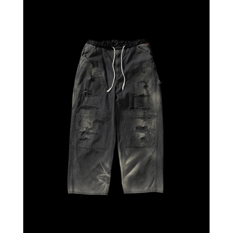 ANACHRONORM AN386-D REMAKED DOUBLE KNEE DUCK PAINTER PANTS