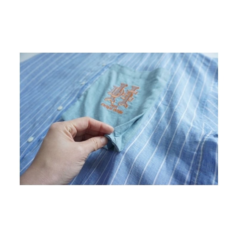 THOMAS MAGPIE Linen Stripe shirt one piece | MA