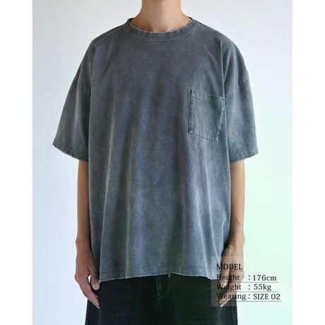 ANACHRONORM PIGMENT DYED POCKET S/S T-S