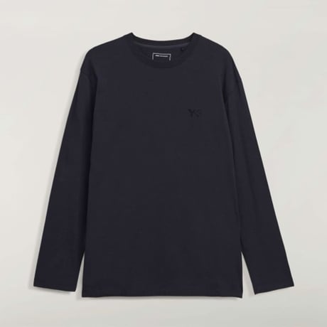 Y-3 Y-3 LOGO LONG SLEEVE TEE（BLACK）