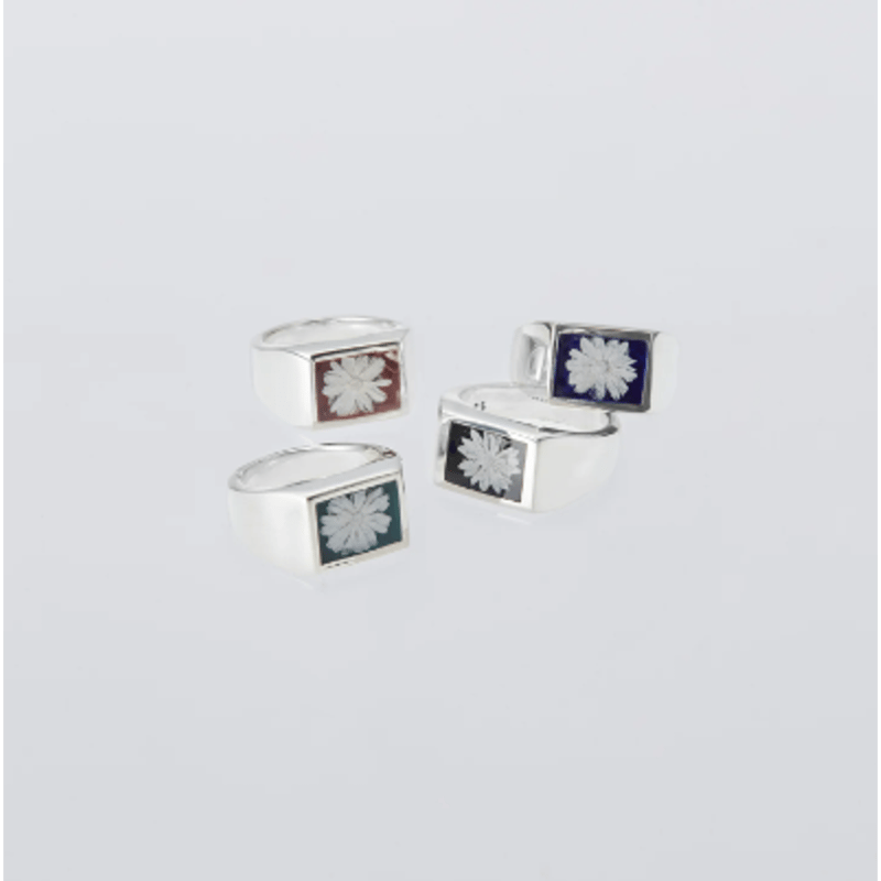 XOLO 1LDK別注リング Signet ring[GREEN] XOLO 1LDK別注リング Signet ring[GREEN] XOLO JEWELRY Signet