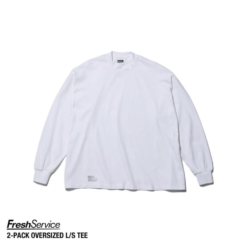 FreshService “2-PACK OVERSIZED L/S TEE” | MAROON