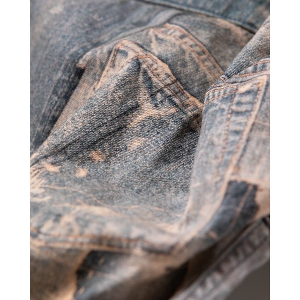 ANACHRONORM AN278 ARCHIVE DENIM COLLAGE WIDE EA