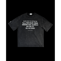 TALKING ABOUT THE ABSTRACTION TRANSCRIPTION WORLD WIDE TEE