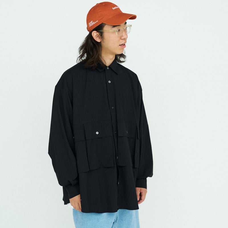 FreshService MICRO TYPEWRITER FLAP POCKET L/S S