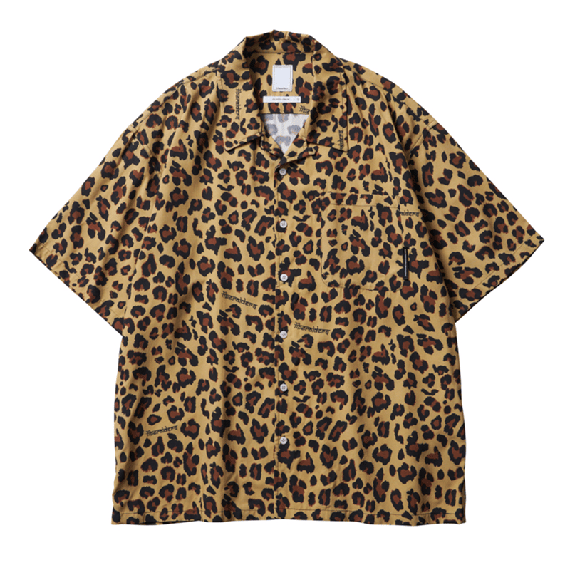 Liberaiders LEOPARD RAYON SHIRT | MAROON Liberaiders LEOPARD RAYON SHIRT | MAROON