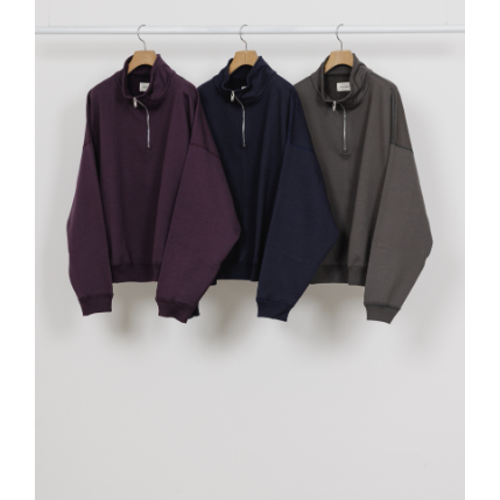 予約商品】MARKAWARE SHORT QUARTER ZIP PULL OVER |