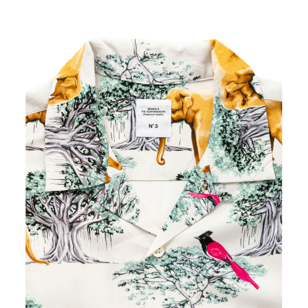 BEDWIN & THE HEARTBREAKERS S/S ORG ALOHA SHIRT