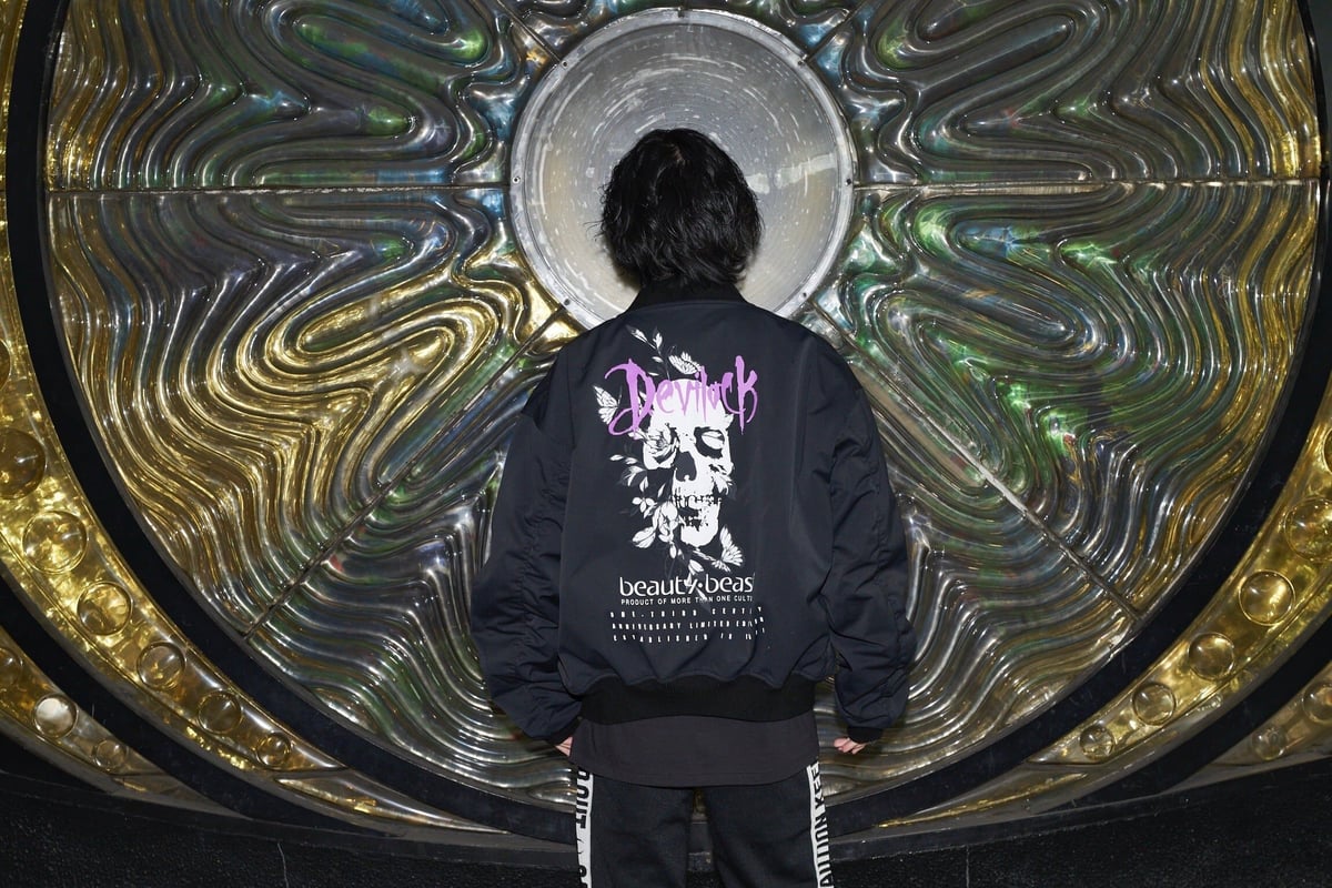 beauty:beast x Devilock bomber jacket | MAROON beauty:beast x Devilock bomber jacket | MAROON