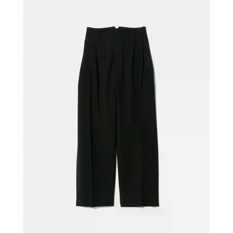 beautiful people triacetate double cloth side 2tuck pants