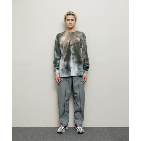 BAL x YUKIDYE  LOGO TIE DYE LS TEE
