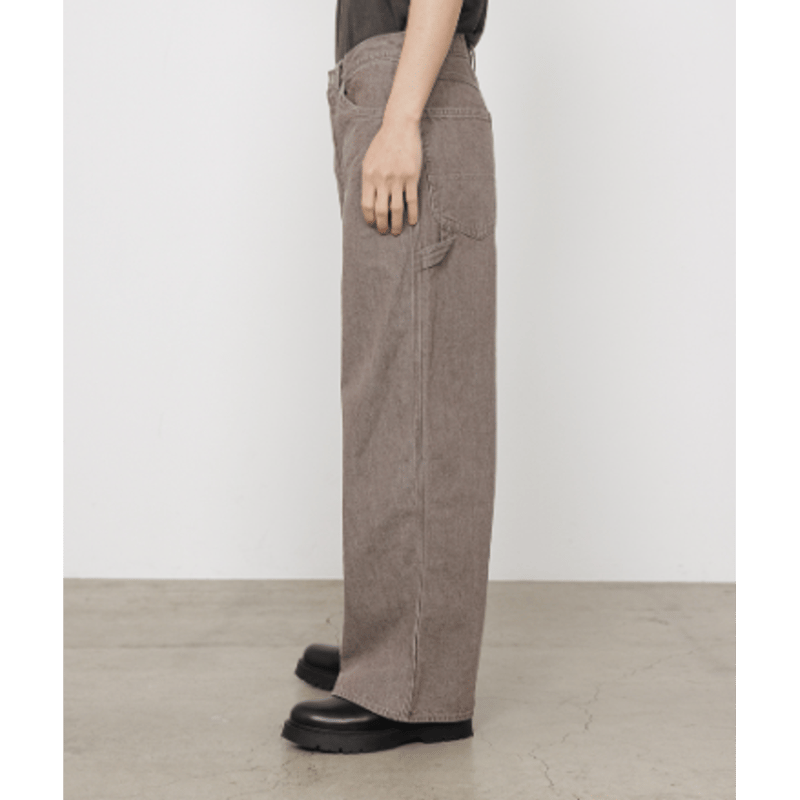 AURALEE◇25SS/ORGANIC COTTON DUCK PANTペインターパンツ/5/コットン