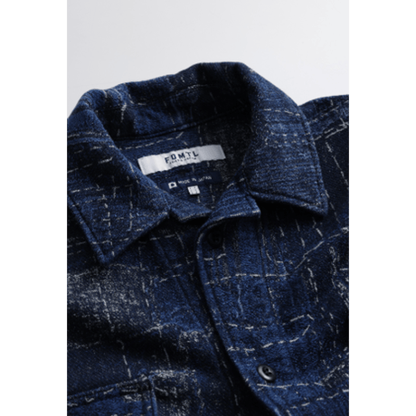 FDMTL FA26SH41JR BORO JACQUARD SHIRT JACKET RINSE