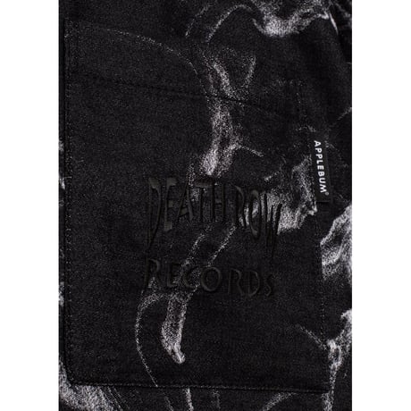APPLEBUM DEATH ROW RECORDS L/S SHIRT-SMOKE