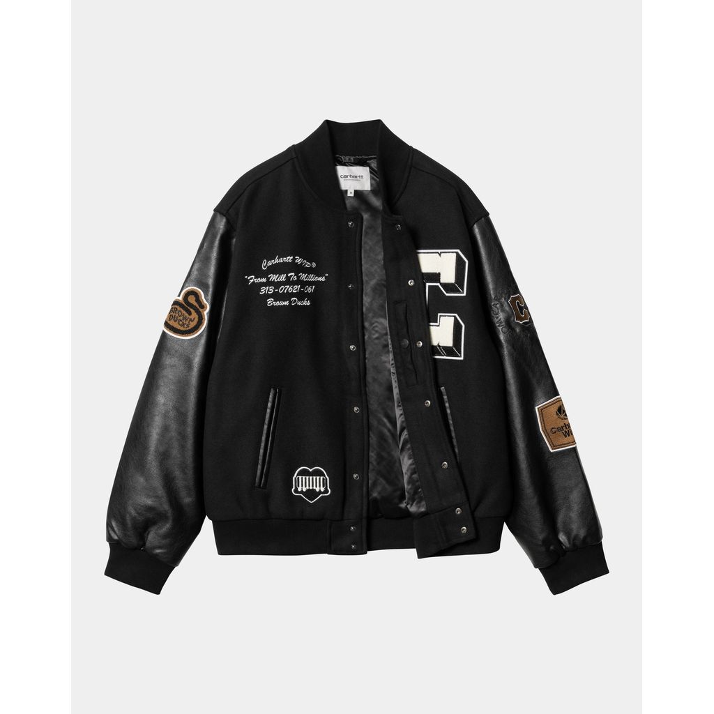 CARHARTT WIP Brown Ducks Bomber | MAROON