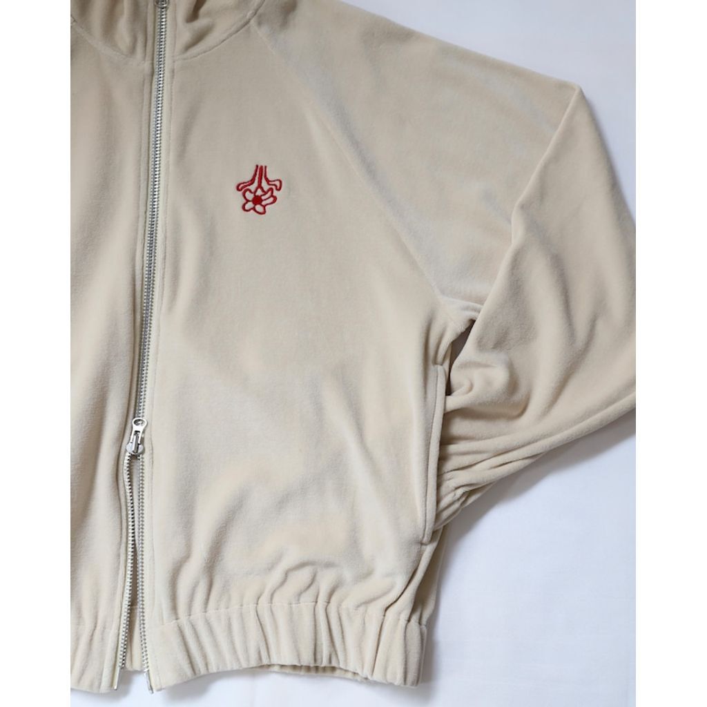 AMBERGLEAM Velor Pile Drivers Jacket | MAROON