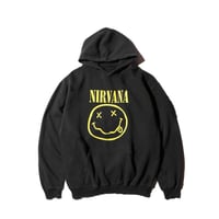 THRIFTY LOOK  WORN-OUT BAND HOODIE NIRVANA