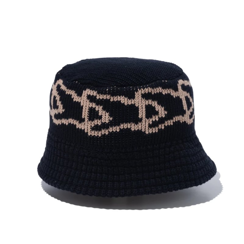 ニットバケット Knit Bucket フラッグ ブラック NEW ERA ニットバケット Knit Bucket フラッグ ブラック | MAROON