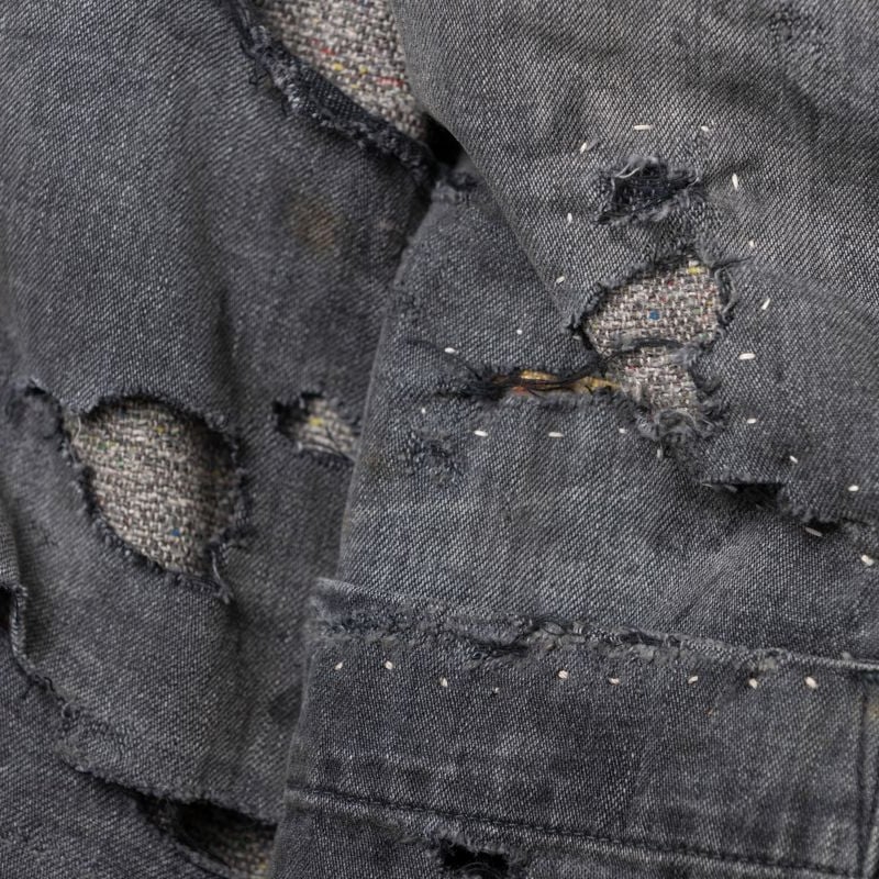 anachronorm REMAKE BLANKET DENIM COVERALL SHIRT...