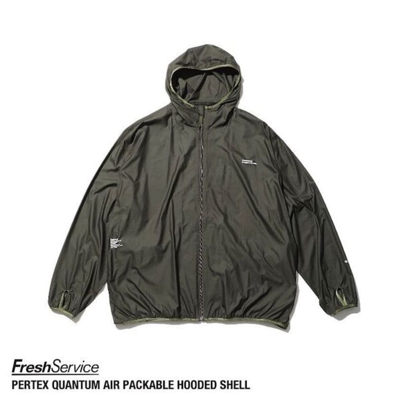 ジャケット・アウター PERTEX QUANTUM AIR PACKABLE HOODED SHELL FreshService “PERTEX QUANTUM AIR PACKABLE HOODE
