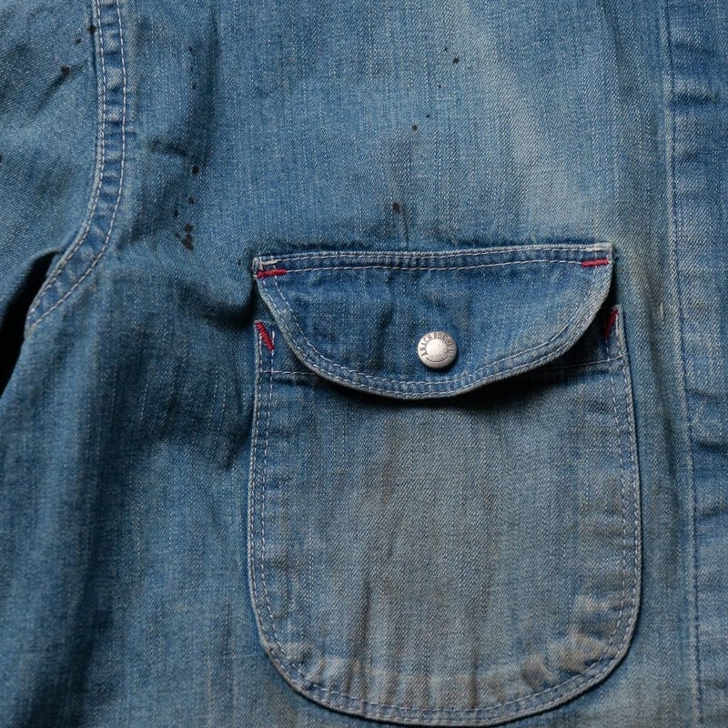 anachronorm ダメージ加工カバーオール　サイズ01 ANACHRONORM Reading Damaged Nep Denim Work Coveralls [Hard