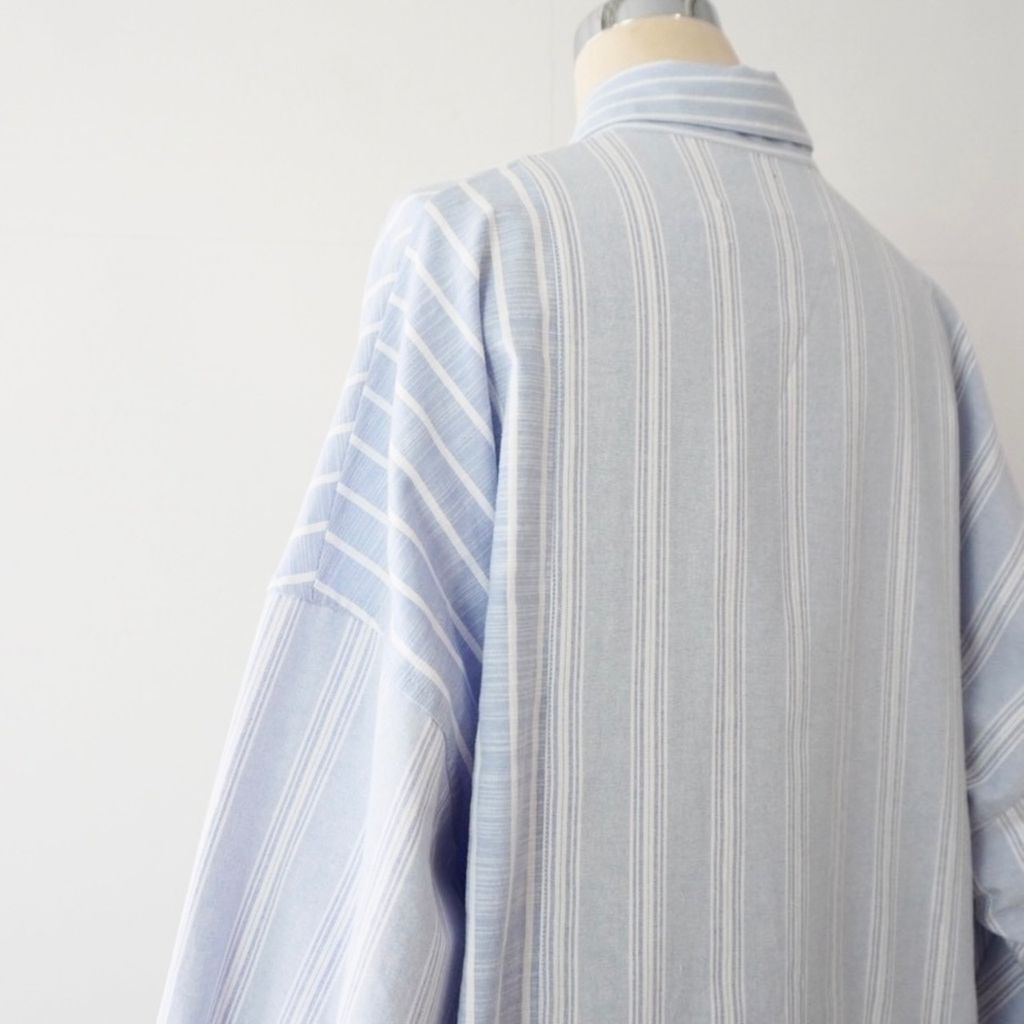 THOMAS MAGPIE Bloc Stripe Shirt 2262415 | MAROON