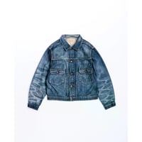 ANACHRONORM  AGING DOUBLE POCKET DENIM JACKET INDIGO