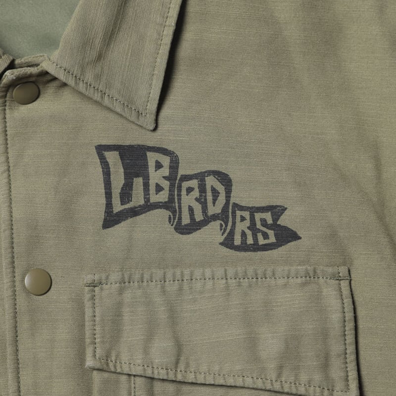 Liberaiders GARMENT DYED MILITARY JACKET | MAROON